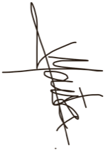 Signature de Gabriel Moustadrif